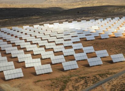 South Africa - rows of solar panels