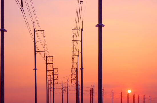 Electricity poles